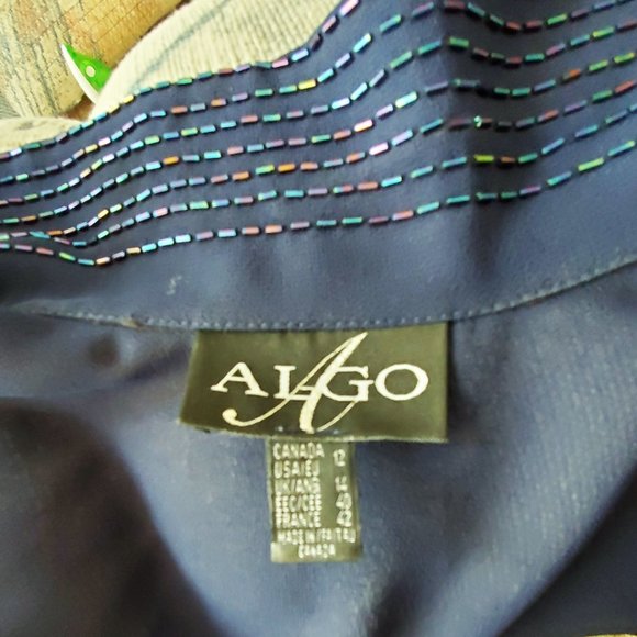 Algo Sheer Navy Blue Jacket - Picture 9 of 9